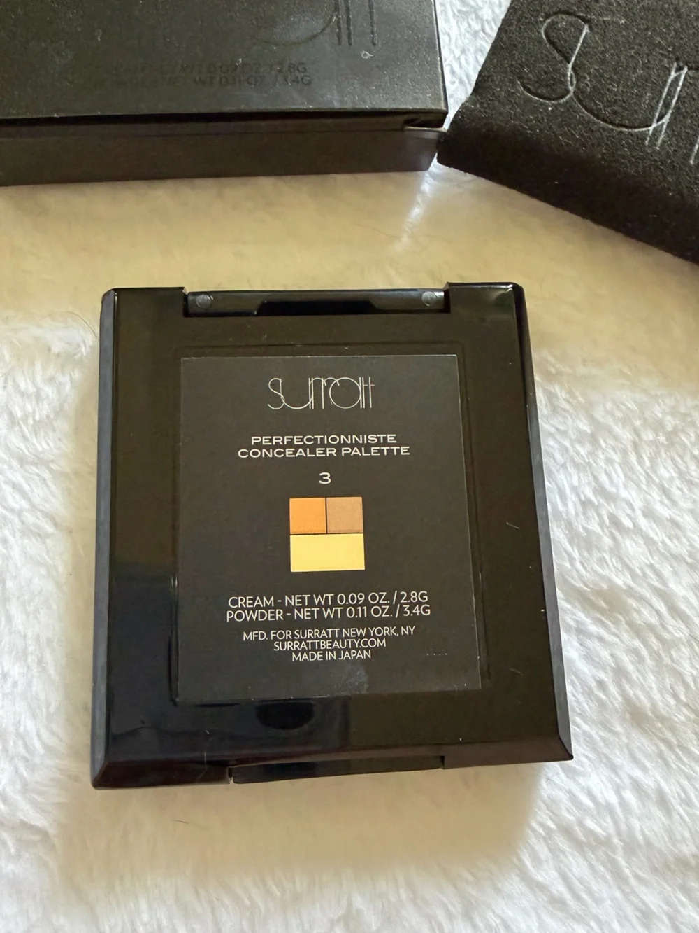 Surratt perfectionist concealer palette 3 light medium
